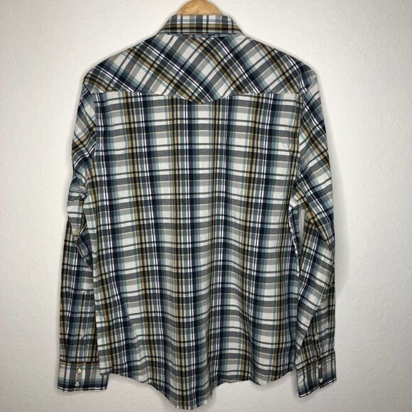 -Lucky Brand Men's Long Sleeve Santa Fe Western Shirt NWT M - Picture 3 of 10